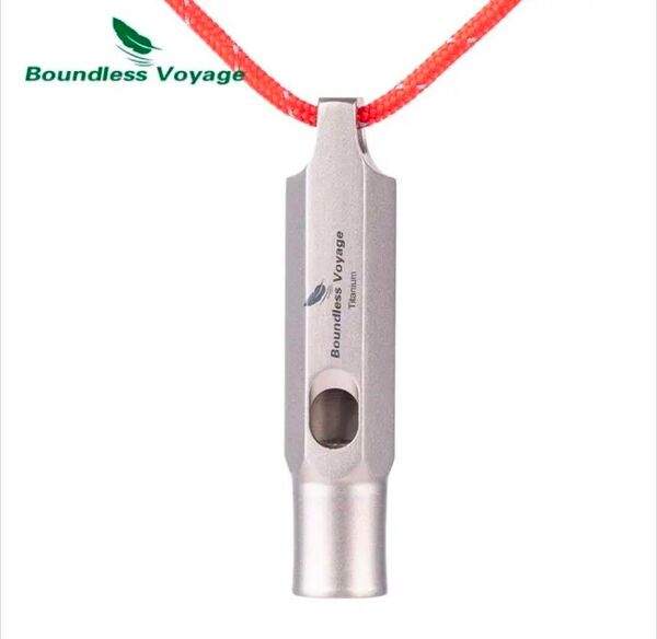 Boundless Voyage チタン製ホイッスル 超軽量 Ti9015O