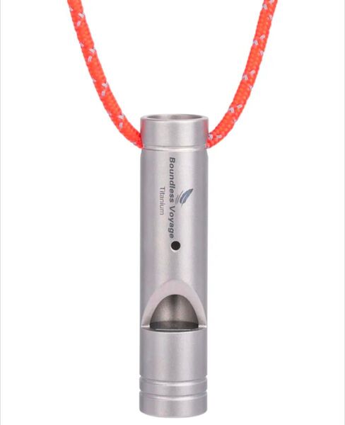Boundless Voyage チタン製ホイッスル 超軽量 Ti9018O