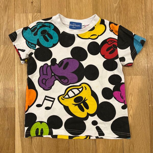 Disneyディズニー ミッキー半袖 Tシャツ 100cm