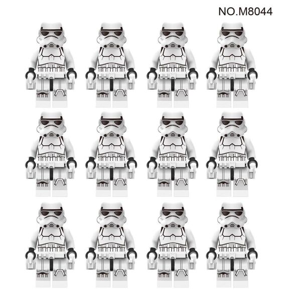 レゴ互換 スターウォーズ ストームトルーパー ミニフィグ 12体