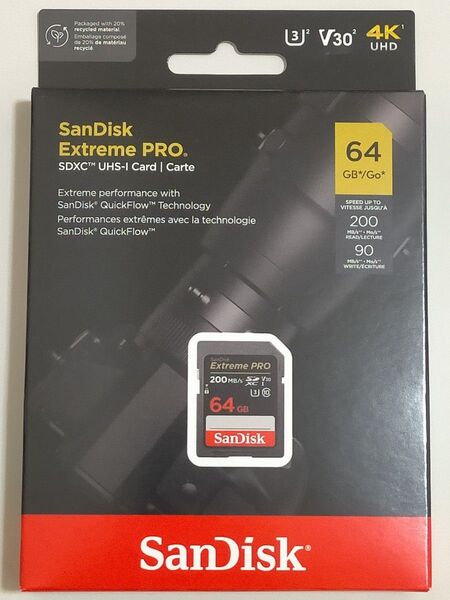 SanDisk Extreme PRO SDカード 64GB SDSDXXU-064G-GN4IN