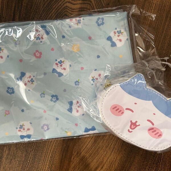ちいかわ ポーチ付きエコバッグ ハチワレ アベイル しまむら