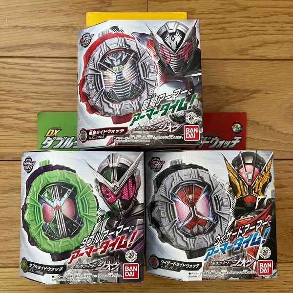 新品未開封 仮面ライダージオウ DX ライドウォッチ 3種