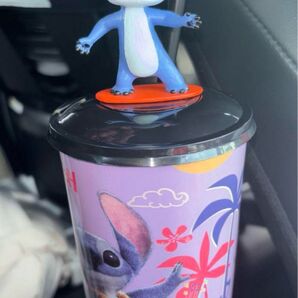 未使用品 リロ&スティッチ フィギュア付ドリンクカップ