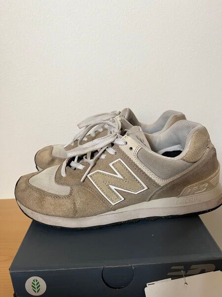 New Balance 574 スニーカー ベージュ系