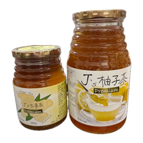 J's Premium 生姜茶、柚子茶 2個セット