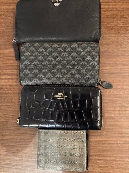 アルマーニとCOACH財布まとめ売り