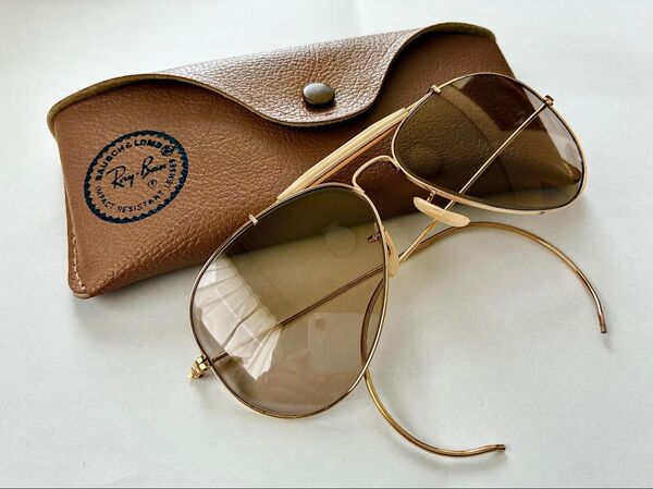 希少 超美品 Ray-Ban B&L 70s アウトドアズマン Outdoorsman USA 58□14 ヴィンテージサングラス