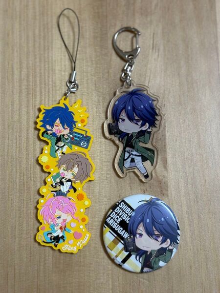 ヒプノシスマイク FlingPosse 有栖川帝統 アクリルキーホルダー ラバーストラップ 缶バッジ