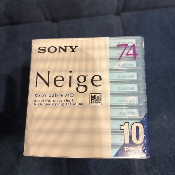 SONY Neige 74分 MD 10枚パック 新品未開封