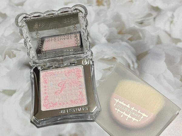 【限定品】JILL STUART (ジルスチュアート) ツイード フェイス パウダー / 専用ブラシ付き