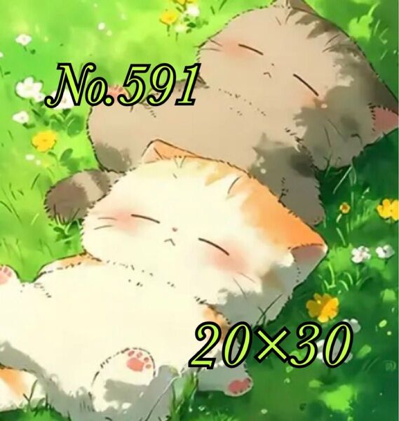 No.591 ダイヤモンドアートキット 絵画アート イラスト ビーズ