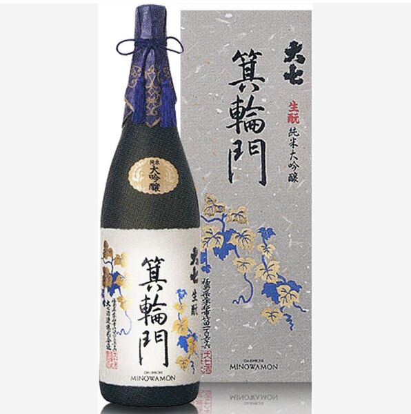 大七箕輪門 純米大吟醸 1.8L 福島県 日本酒 一升 箱入り