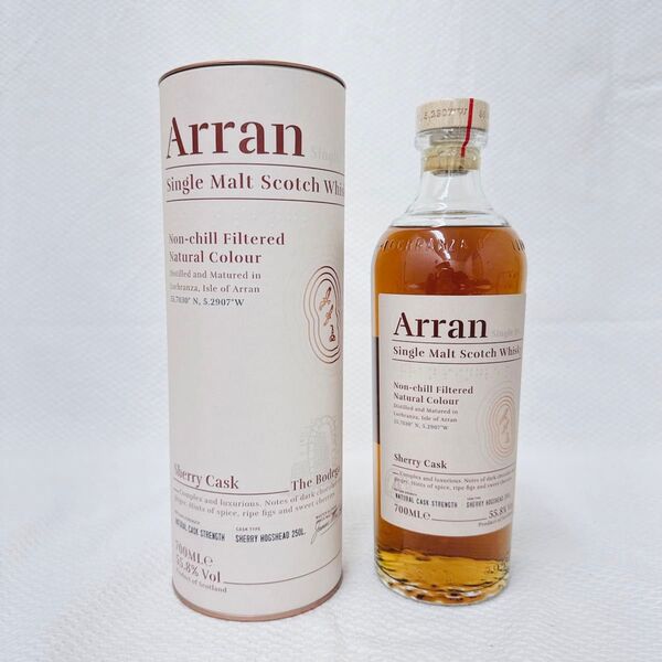 アラン シェリーカスク シングルモルトスコッチウイスキー 700ml Arran 筒箱入り
