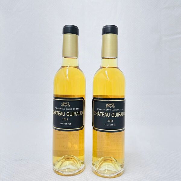 【2本セット】シャトー・ギロー ハーフ 2015 375ml ワイン 果実酒 白ワイン CHATEAU GUIRAUD