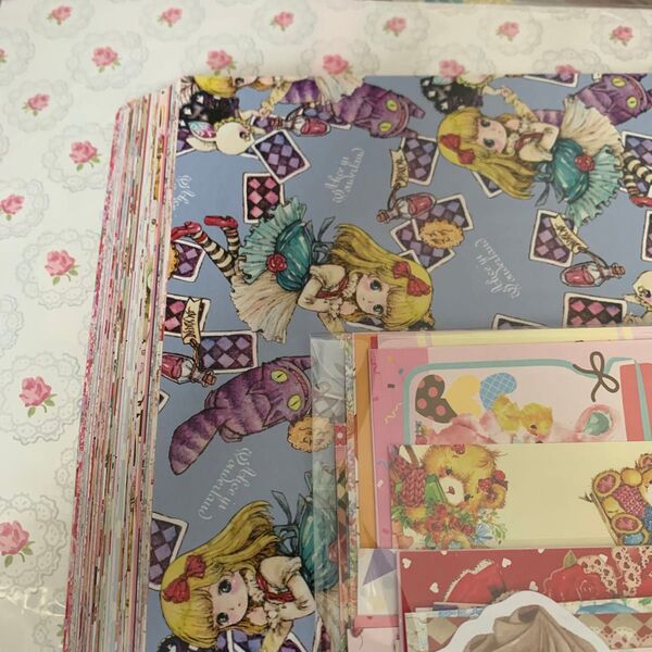 デザインペーパーA4 メモ コラージュ ハンドメイド まとめ売り ③