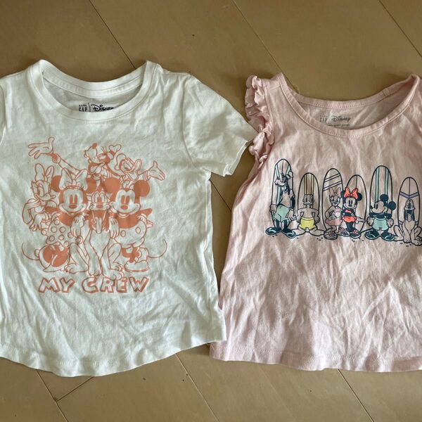 baby GAP Disney Tシャツとフリルタンクトップ 100cm