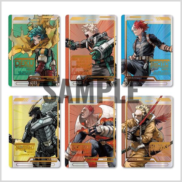 僕のヒーローアカデミア 原画展 グッズ付きチケット コレクションカードセット