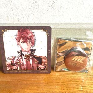 アイナナ 缶バッジ コースター セット 御堂虎於 種村有菜 EXPO ZOOL