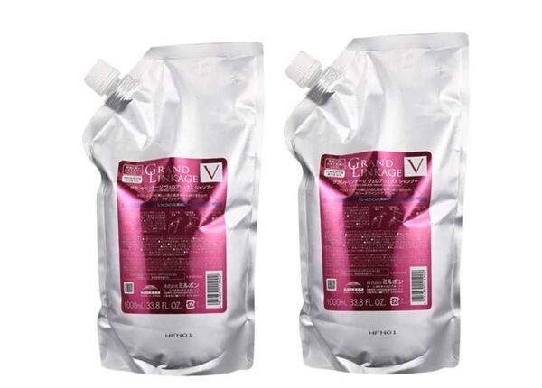 ミルボングランドリンケージ ヴェロアリュクスシャンプー1000ml ×2