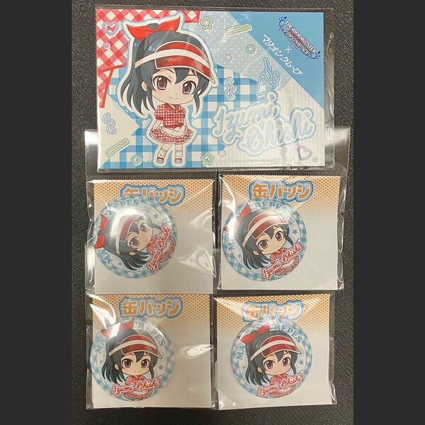 アイドルマスター シンデレラガールズ デレマス マリオンクレープ 大石泉 ポストカード 缶バッジ 合計5点セット まとめ売り
