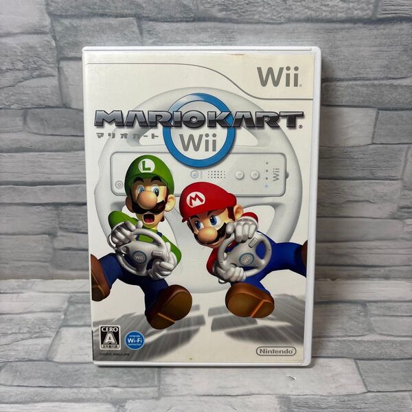 【Wii】 マリオカートWii ディスク研磨傷有 動作確認済 説明書無し