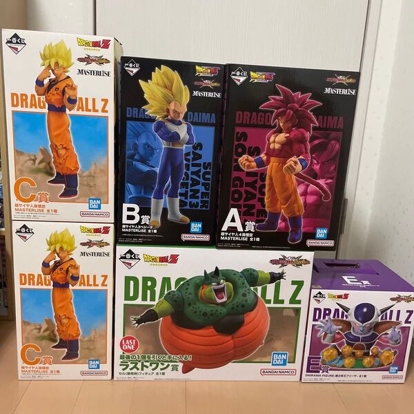 一番くじ ドラゴンボール VSオムニバスCROSS ラストワン賞、A賞、B賞、C賞×2個、E賞