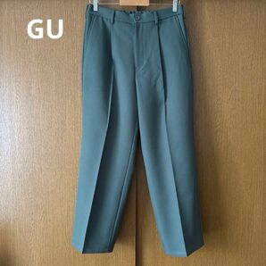 【美品】GU バギースラックス Mサイズ カーキ