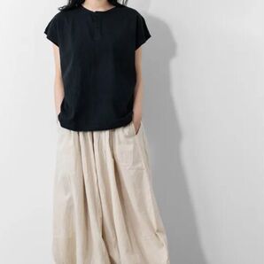 【新品・タグ付】ヂェン先生の日常着 バルーンパンツM アイボリー