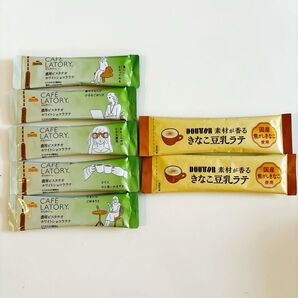 ブレンディ 濃厚ピスタチオホワイトショコララテ&ドトール きなこ豆乳ラテ