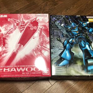 2点セット 未組立 MG ケンプファー + RE/100 リバウ 1/100 リボーンワンハンドレッド