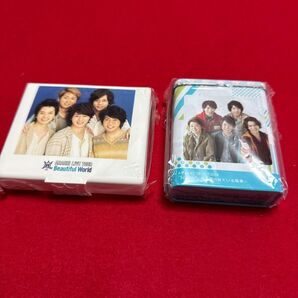 嵐グッズ 君と僕の見ている風景 絆創膏 beautiful world サインペン 2個セット 未使用