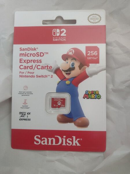 SanDisk microSD Express 256GB スイッチ2 マイクロSDカード Card