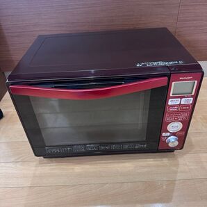 SHARP 電子レンジ RE-T810-R 30L 赤 2017年製