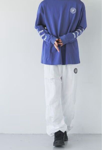 LOWRYS FARM UNISEX prince ナイロンパンツ ホワイト