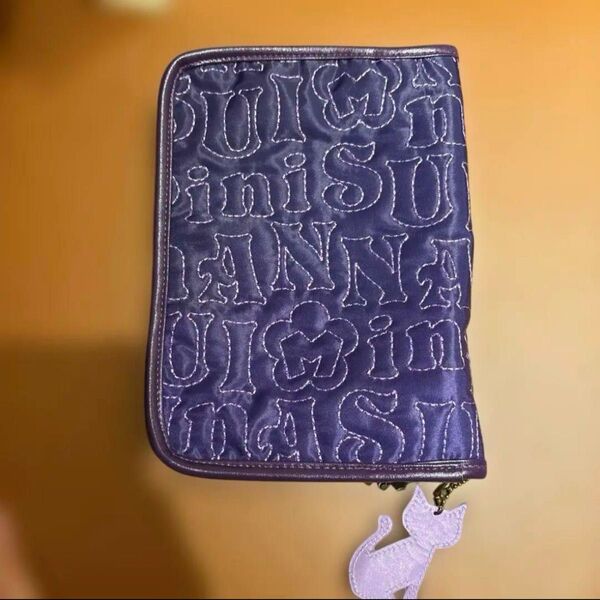 アナスイ マルチポーチ 母子手帳ケース パープル ANNA SUI