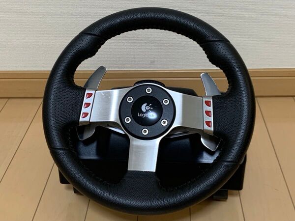 ロジテック G27 LPRC-13500 ステアリングユニットのみ 作動確認済 中古美品