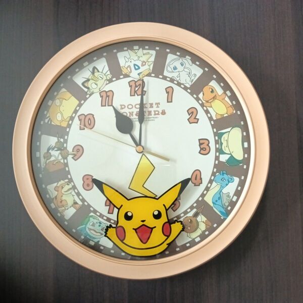 ポケモン 壁掛け時計 ピカチュウ