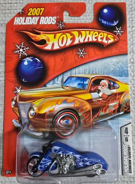 Hot Wheels Holiday Rods Scorchin Scooter 2007