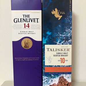 タリスカー 10年 700ml 1本 ザ・グレンリベット 14年 750ml 1本