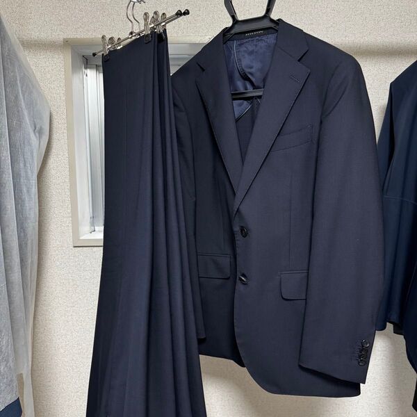 洋服の青山 スーツ Hilton ジャケット、ズボン2本【匿名配送】【送料込み】
