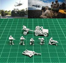 1/144 レジンキット USA M1161 Growler LSV /w M327 Mortar & Marine Crops figures_画像1