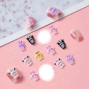 「即日発送」ネイルパーツ5種ランダムミックス約40個セットサンリオ