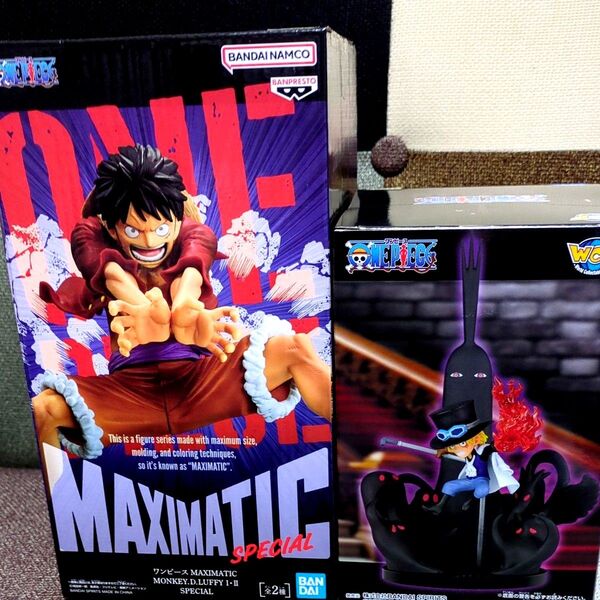 未開封! ワンピース MAXIMATIC モンキー D ルフィ ワールドコレクタブルスペシャルサボvs五老星&イム様 フィギュア!