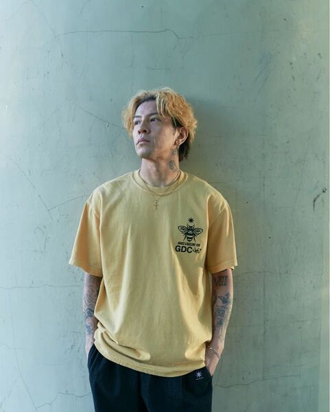 XL【KJ×GDC Collab】Graphic T-Shhits yellow