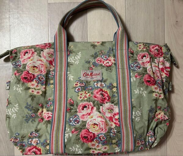 Cath Kidston キャスキッドソン トートバッグ 人気色グリーン 軽量