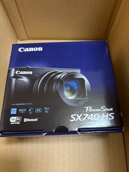 【新品未使用】Canon キャノン デジタルカメラ デジカメ PowerShot SX740 HS シルバー コンパクト カメラ