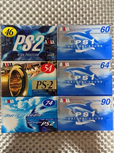 AXIA PS1 PS2 ノーマル ハイポジ カセットテープ
