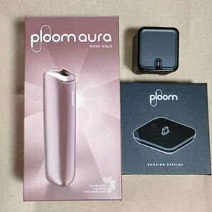 未開封発送 ploom aura ローズゴールド プルーム オーラ スターターキット 新品 製品未登録 セット