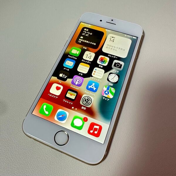 中古 iPhone 6s 16GB ゴールド ドコモ版(SIMロック解除済み) 判定〇